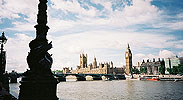 La Tamise(Tames River) et le palais de Westminster